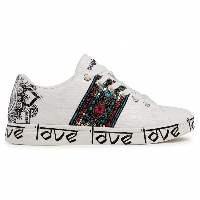 SNEAKER COSMIC EXOTIC INDIAN 100% POLYESTER BLANCO