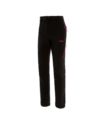 PANTALON LARGO VALLUNA 92% POLYESTER 8% ELASTANE 240-250 GR REGULAR FIT WATERPROOF BREATHABLE MOUNT-STRETCH BLACK/FUCSIA