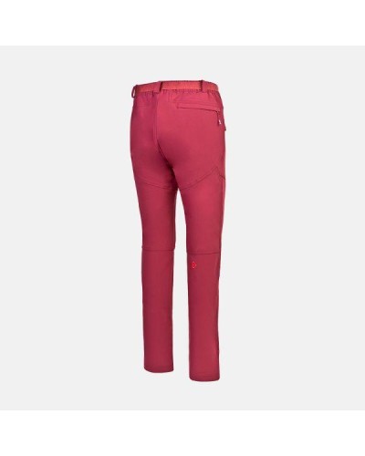 PANTALON LARGO ASGARD M FW 92% POLYESTER 8% ELASTANE SLIM FIT MINERAL RED