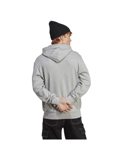 SUDADERA CAPUCHA ESSENTIALS FRENCH TERRY BIG LOGO MEDIUM GREY HEATHER