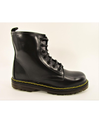 BOTIN CASUAL ANTICK NEGRO CORDON/CREMALLERA