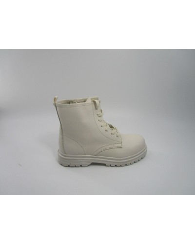 BOTIN PIEL FLORENCIA SALINAS PISO ESTRELLA BCO ROTO BEIGE