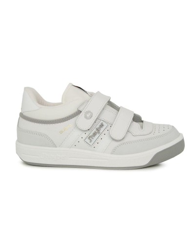 DEPORTIVO PIEL VELCRO BLANCO