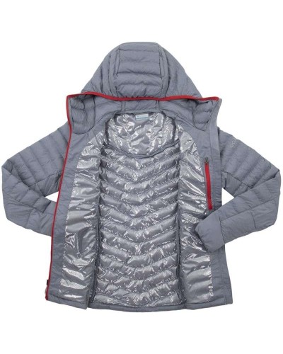 CHAQUETA WINDGATES HOODED 100% POLYESTER Omni-HEAT THERMAL REFLECTIVE THERMARATOR ASTRAL HEATHER