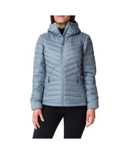 CHAQUETA WINDGATES HOODED 100% POLYESTER Omni-HEAT THERMAL REFLECTIVE THERMARATOR TRADEWINDS GREY HEATHER