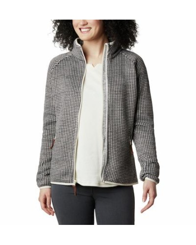 CHAQUETA CHILLIN™ FLEECE NON HOODED FEATURES FABRICS 100%Polyester SMALL HOUNDSTOOTH