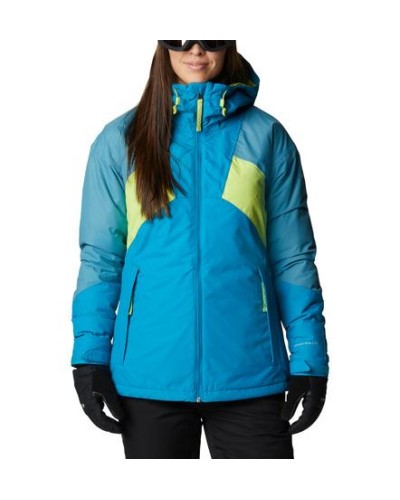 CHAQUETA CAPUCHA ALPINE DIVA™ INSULATED JACKET FEATURES Omni-TECH™ Omni-HEAT™ FABRICS 100% Nylon BLUE