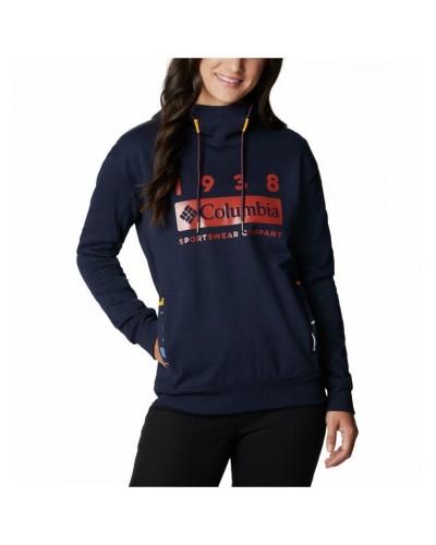 SUDADERA COLUMBIA LODGE™ HOODIE FEATURES Drawcord adjustable FABRICS 80% cotton/ 20% polyester Dark Nocturnal