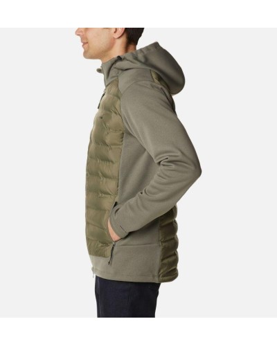 CHAQUETA OUT-SHIELD™ INSULATED FULL ZIP HOODIE Omni-SHIELD™ 100% Polyester STONE