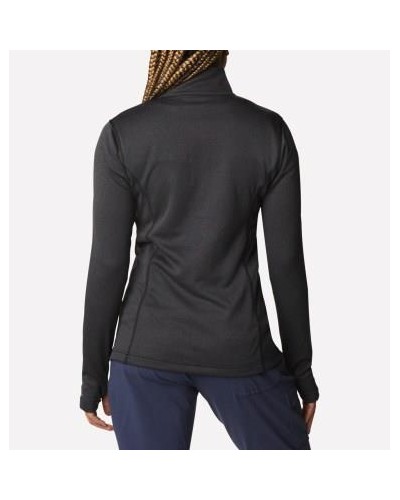 CORTAVIENTOS W PARK VIEW™ GRID FLEECE FULL ZIP Omni-SHADE™ Omni-WICK™ 100% Polyester BLACK