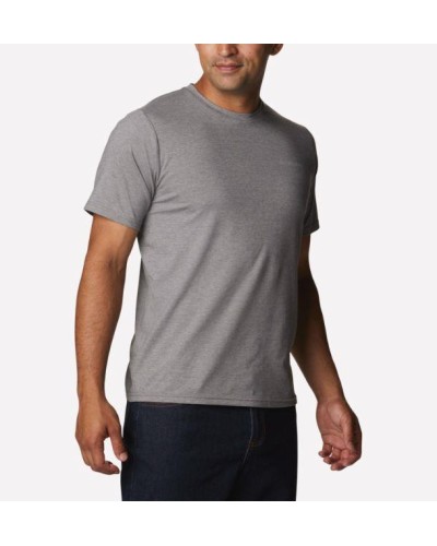 CAMISETA MANGA CORTA MENS SUN TREK™ SHORT SLEEVE TEE 56% POLIÉSTER 37% ALGODÓN 7% ELASTANO CITY GREY HEATHER