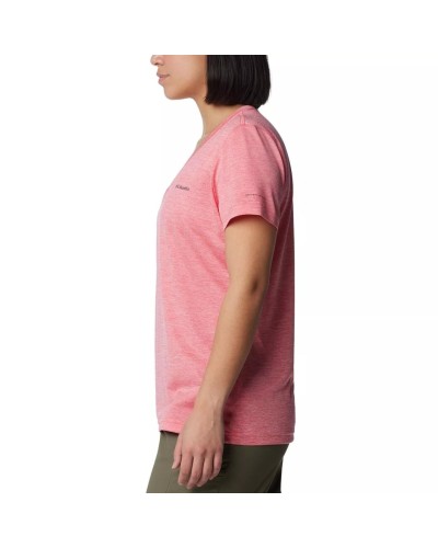 CAMISETA MANGA CORTA COLUMBIA HIKE™ SS V NECK JUICY HEATHER