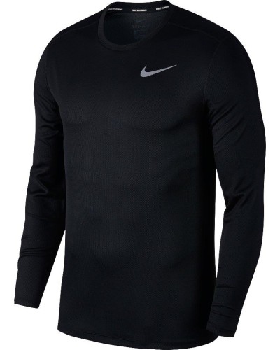 CAMISETA MANGA LARGA MEN´S NIKE BREATHE RUNNING TOP NEGRO