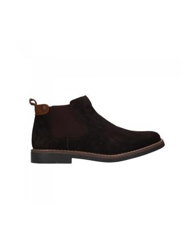 BOTIN PLANO SERRAJE MARRON