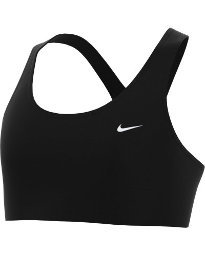 TOP SWOOSH BIG KIDS GIRLS SPORTS BRA NEGRO 83% POLIÉSTER 17% SPANDEX TECNOLOGÍA DRI-FIT PARA MANTENER LA TRANSPIRABILIDAD Y LA C