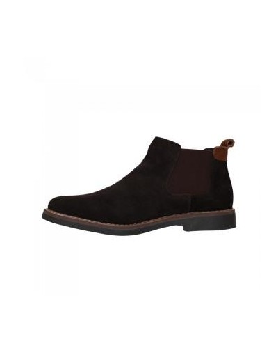 BOTIN PLANO SERRAJE MARRON