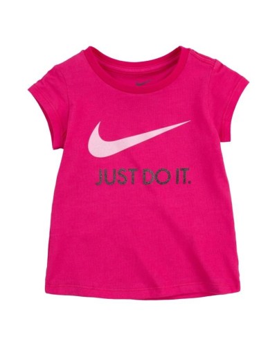 CAMISETA MANGA CORTA SWOOSH JDI S/S TEE ROSA