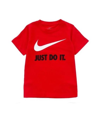 CAMISETA MANGA CORTA SWOOSH JDI S/S TEE 100 % algodón ROJO