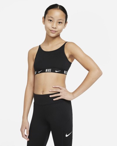 TOP Nike Trophy Big Kids (girls) Sports Bra NEGRO