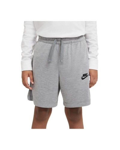 PANTALON CORTO Nike Sportswear Big Kids (boys) Jersey GRIS CUERPO 65% POLIÉSTER 35% RAYON BOLSILLOS 100% ALGODÓN TEJIDO DE PUNTO