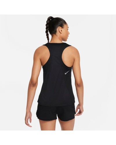 CAMISETA TIRANTES Nike Dri-FIT Race Womens Running S AA NEGRO 100% POLIÉSTER RECICLADO TECNOLOGÍA DRI-FIT CAPILARIZA EL SUDOR DE