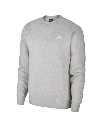 SUDADERA NIKE SPORTSWEAR CLUB FLEECE CREW GRIS