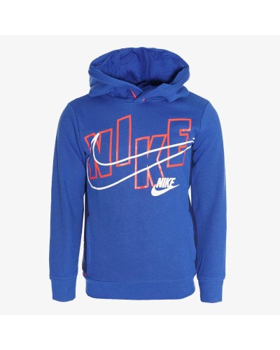 SUDADERA CAPUCHA NKB GLOW PULLOVER HOODIE AZUL