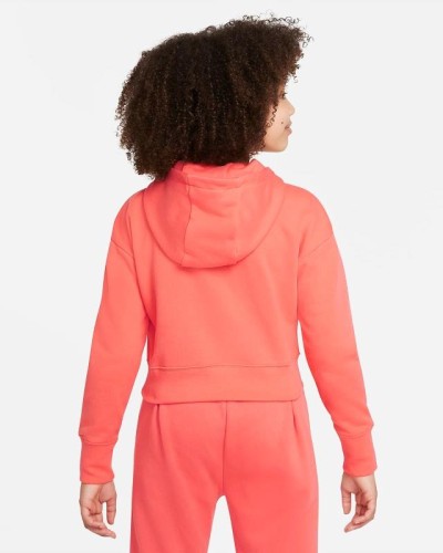 SUDADERA CAPUCHA NIKE SPORTSWEAR CLUB BIG KIDS CORAL