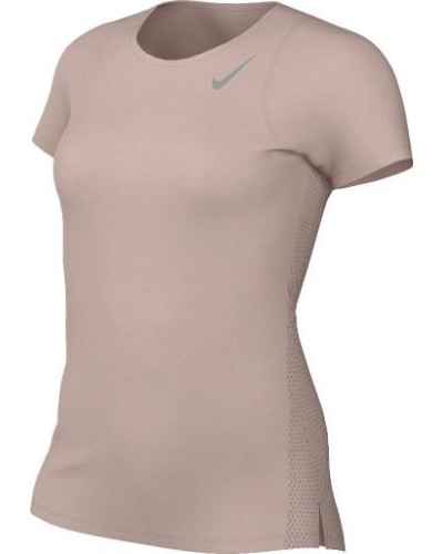 CAMISETA MANGA CORTA Nike Dri-FIT Race Womens Short-Sle AA ROSA