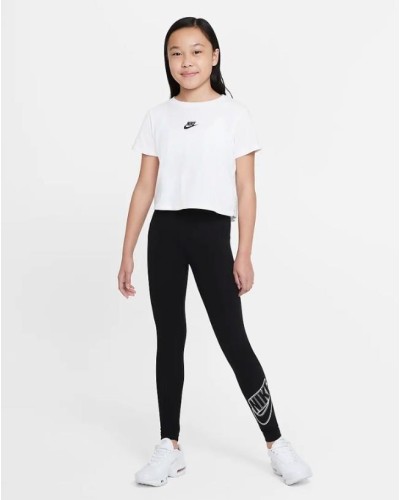 LEGGING NIKE SPORTSWEAR FAVORITES BIG KIDSS AA 92% ALGODÓN 8% SPANDEX AJUSTE CEÑIDO QUE SE ADAPTA AL CUERPO TEJIDO DE PUNTO KNIT