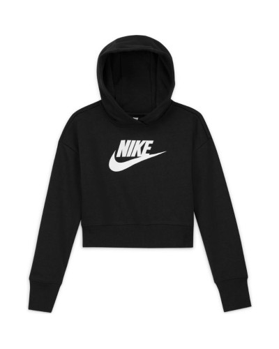 SUDADERA CAPUCHA NIKE SPORTSWEAR CLUB BIG KIDS NEGRO