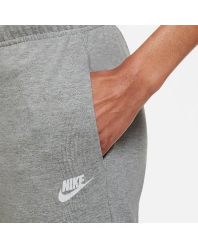 PANTALON LARGO Nike Sportswear Gym Vintage Women´s GRIS/BLANCO CUERPO 50% ALGODÓN 50% POLIÉSTER BOLSILLOS 100% ALGODÓN DOBLADILL