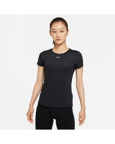 CAMISETA MANGA CORTA Nike Dri-FIT One Womens Slim Fit S FA21 NEGRO/BLANCO