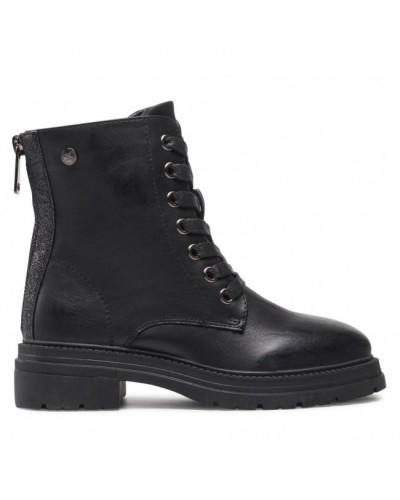 BOTIN PLANO ANCHO MILITAR NEGRO