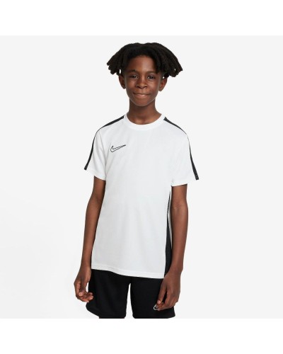CAMISETA MANGA CORTA NIKE DRI-FIT ACADEMY23 TOP BLANCO / NEGRO
