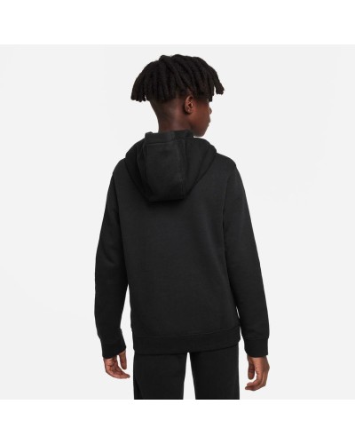 SUDADERA NIKE SPORTSWEAR BIG KIDS (BOYS) P C/O NEGRO