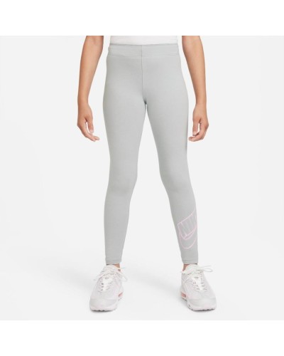 LEGGING NIKE SPORTSWEAR FAVORITES BIG KIDS C/O 92% ALGODÓN 8% SPANDEX AJUSTE CEÑIDO QUE SE ADAPTA AL CUERPO TEJIDO DE PUNTO KNIT