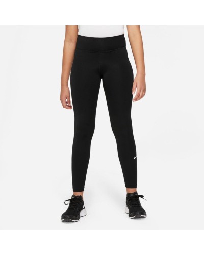 LEGGINGS NIKE DRI-FIT ONE BIG KIDS NEGRO / BLANCO