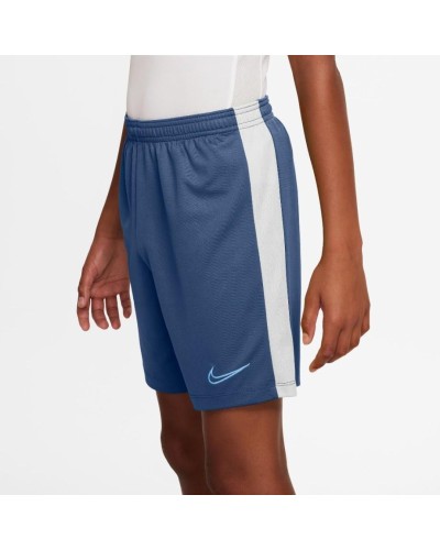 PANTALÓN CORTO NIKE DRI.FIT ACADEMY23 KIDS SOCCER AZUL / BLANCO