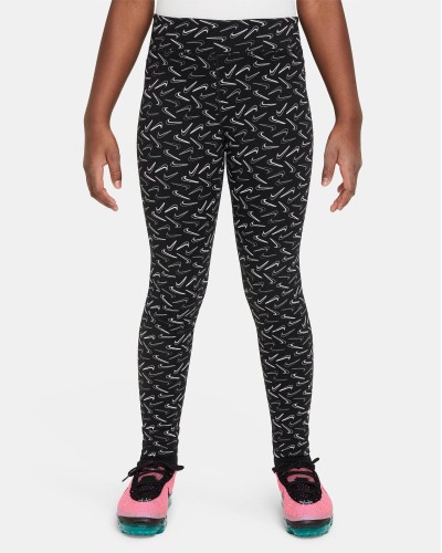 LEGGINGS NIKE SPORTSWEAR ESSENTIAL BIG KIDS NEGRO / BLANCO