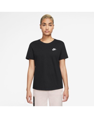 CAMISETA MANGA CORTA NIKE SPORTSWEAR CLUB ESSENTIALS NEGRO