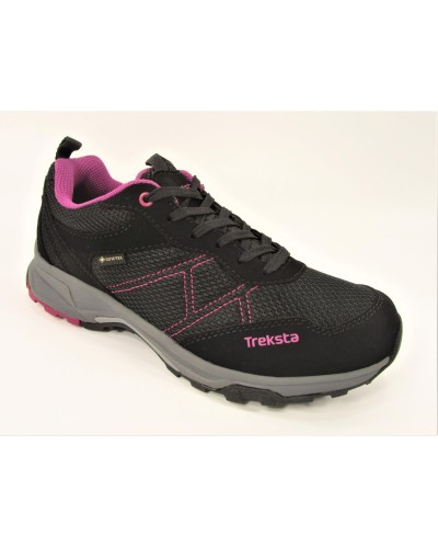 DEPORTIVA BERGEN LACE LOW 02 GTX GORE-TEX HYPERGRIP NEGRO/ROSA