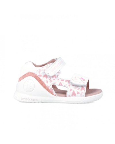 SANDALIA CORAZONES SAUVAGE BLANCO