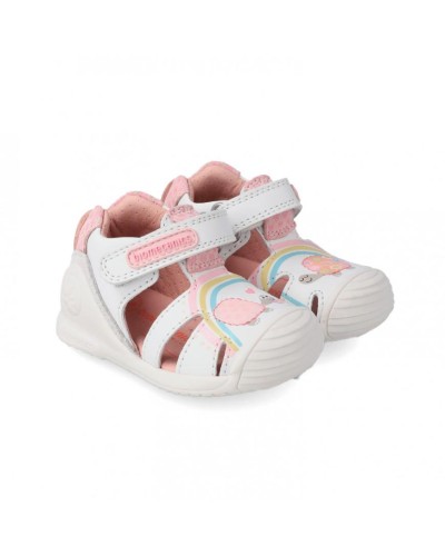 SANDALIA TWIN SAUVAGE BLANCO