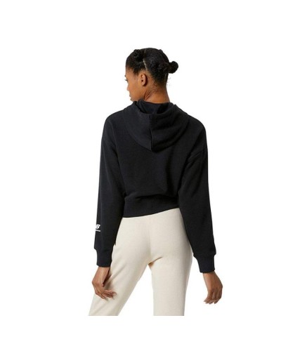 SUDADERA CON CAPUCHA NEW BALANCE ESSENTIALS CELEBRATE FLEECE HOODIE 68% ALGODÓN 32% POLYESTER BK