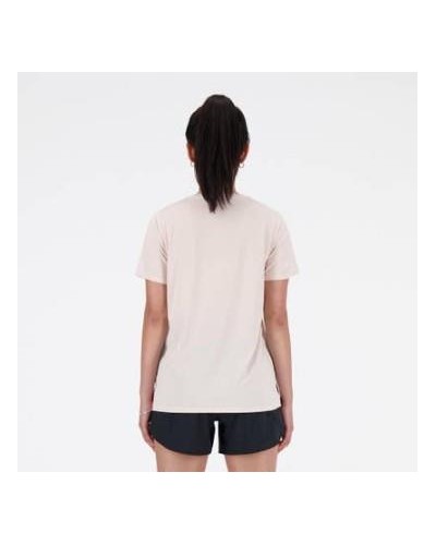 CAMISETA MANGA CORTA SPORT ESSENTIALS T-SHIRT ROSA CLARO