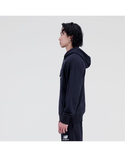 SUDADERA CAPUCHA ESSENTIALS STACKED LOGO FRENCH TERRY HOODIE BLACK