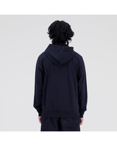 SUDADERA CAPUCHA ESSENTIALS STACKED LOGO FRENCH TERRY HOODIE BLACK