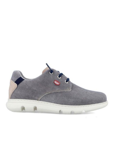 ZAPATO BLUCHER LONA GRIS