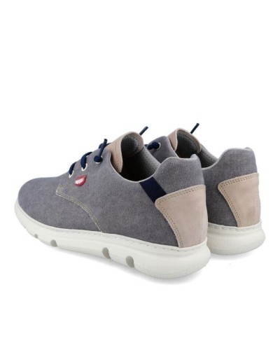 ZAPATO BLUCHER LONA GRIS